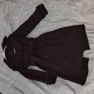 Ann Taylor Chocolate Brown Trench Coat
